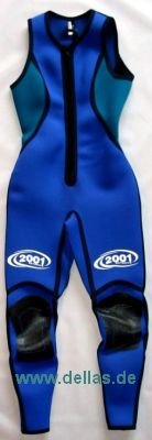 Damen Neopren Long John mit Hängepads, Größen fallen klein aus