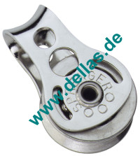 Micro XS Block 1 Rolle Niro, fester Bügel