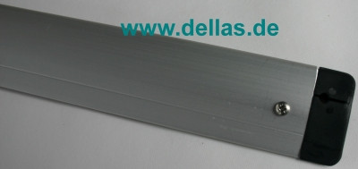 Unverjüngtes Salingprofil mit Endkappe - Stück - 500 mm