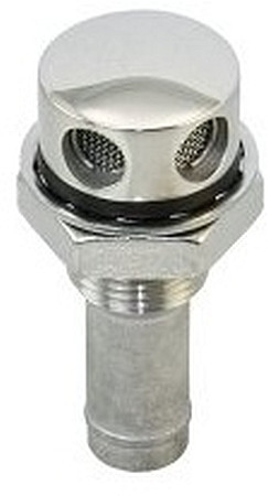 Tankentlüftung gerade Edelstahl für 16 mm Schlauch-Ø Tankentlüftung gerade Edelstahl für 16 mm Schlauch-Ø