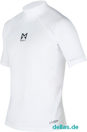 Magic Marine Cube Rash Shirt kurzärmlig M / Weiß