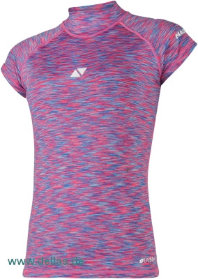 Magic Marine Cube Rash Shirt Ladies kurzärmlig, XL / Blau/Pink, noch 1 x lieferbar