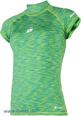 Magic Marine Cube Rash Shirt Ladies kurzärmlig, L / Grün, noch 1 x lieferbar