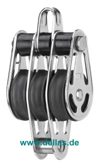 Block, 3 Rollen, Hundsfott und Bügel