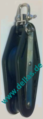 Violinblock 12 mm mit Wirbel Gleitlager