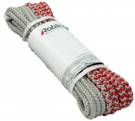 Opti Schot 7 m aus Polyester XLF Rot/Silber beidseitig verjüngt Opti Schot 7 m aus Polyester XLF Rot/Silber beidseitig verjüngt