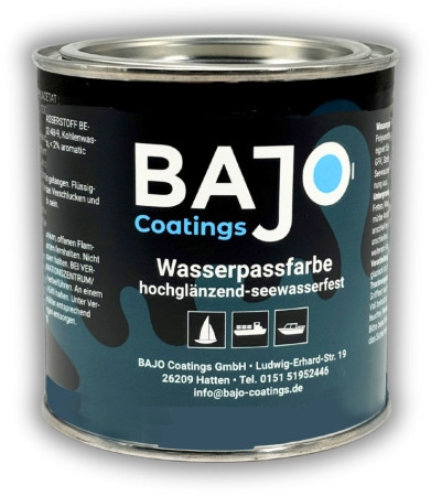 Bajo (ehemals Wohlert) Wasserpass-Farbe 375 ml Blau