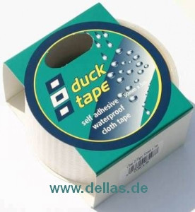 Wasserfestes Tape / Ducktape 50 mm breit 5 m / Transparent