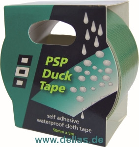 Wasserfestes Tape / Ducktape 50 mm breit Grün / 5 m