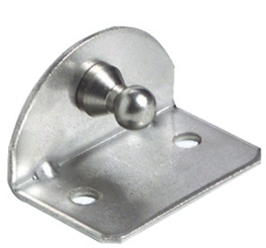 Befestigungsplatten 90 ° Kompakt / Kugelfeder innen