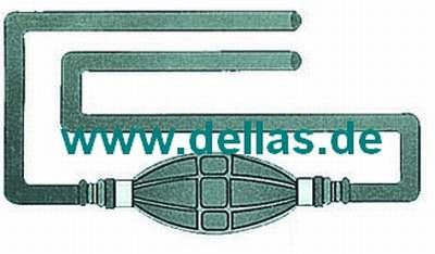 Treibstoffschlauch mit montiertem Pumpball 2m lang