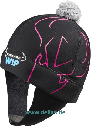 Forward Head Protection  -  Neoprenbeanie Schwarz/Pink