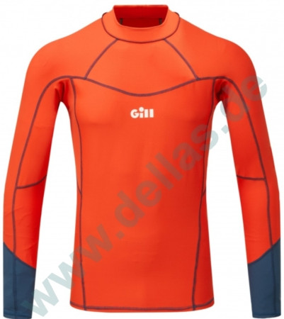 Gill PRO RASH VEST Long Sleeve Men´s langärmlig Orange / L - nur noch 1x lieferbar!