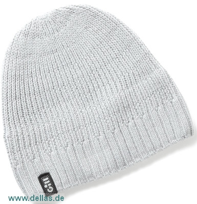 Gill reflektierender Strick-Beanie Grau