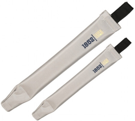 1852 Wantenspannerschutz aus UV-stabilem grauen Nylon Grau / 37 cm