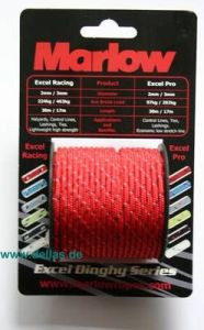 Marlow Exel Pro Minispulen 3 mm / Rot