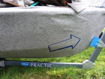 Unterpersenning Fibertex von Gronkjaer OK-Jolle