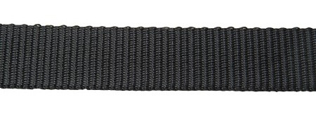 Gurtband 25 mm breit Schwarz
