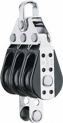 Bullet Block dreifach, Schäkel, Hundsfott