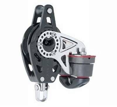 57 mm Carbo-Ratchet Knarrblock, einfach mit Wirbel, Hundsfott und 150 Cam-Matic