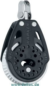 57 mm Carbo-Ratchet Knarrblock Silver, einfach mit Wirbel