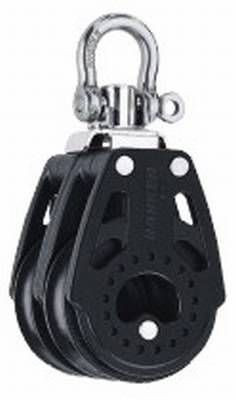 Carbo Air-Block 40mm, Doppelblock mit Wirbel