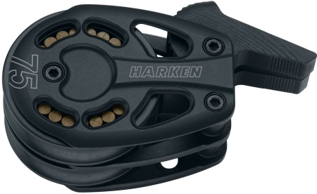 Black Magic Air Umlenkblock zweifach mit Klemmer 75 mm