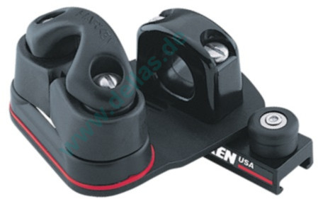 HARKEN Dinghy Pinstop Fockschot Schlitten mit Führung/Leitöse und Schwenkarm (Backbord) links