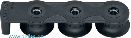HARKEN® Fallenumlenker 40 mm Ø Scheiben, 3 Scheiben