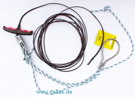 Trapezset mit Dyneema statt Draht 4,5 m