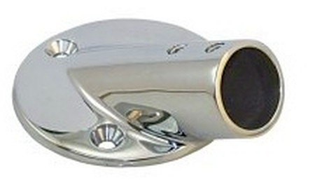 Sprayhoodbeschläge - Rohrsockel - Runde Basis Winkel 30 °