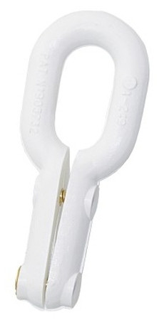 Schäkel aus Nylon, Weiß, zum Schrauben 4