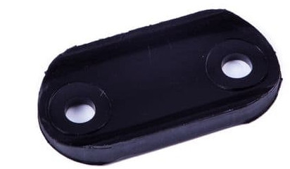 Seasure Rundadapter für Pinnenausleger mit Rundrohr-Ø 25 mm