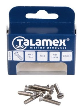 Blisterpack Linsenkopfgewindeschraube M4 x 70 mm ohne Muttern