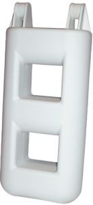 Treppenfender Weiß / 2 Stufen