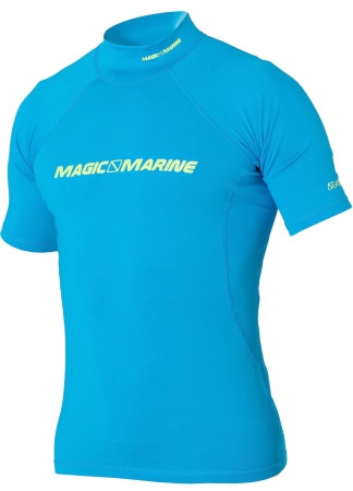 Magic Marine Cube Rash Shirt kurzärmlig blau