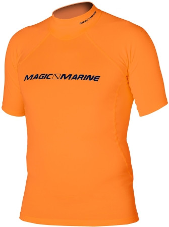 Magic Marine Cube Rash Shirt kurzärmlig Orange
