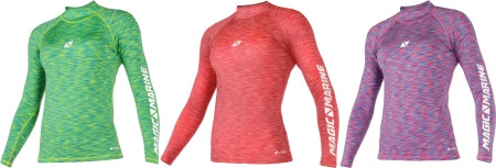 Magic Marine Cube Rash Shirt Ladies langärmlig