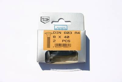 Blisterpack Schlossschraube M8