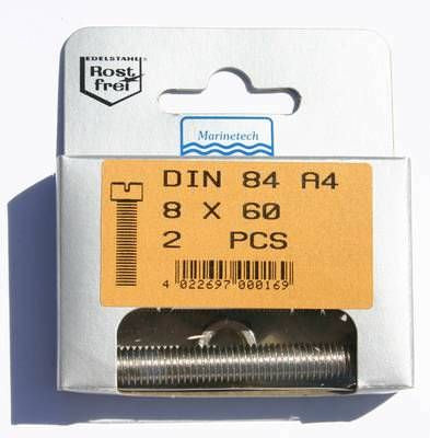 Blisterpack Zylinderkopfgewindeschraube M8