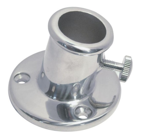 Flaggenstockhalter mit Feststellschraube au V2A, nur 1 x lieferbar