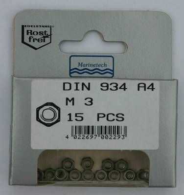 Blisterpack Sechskantmutter M3 - M8