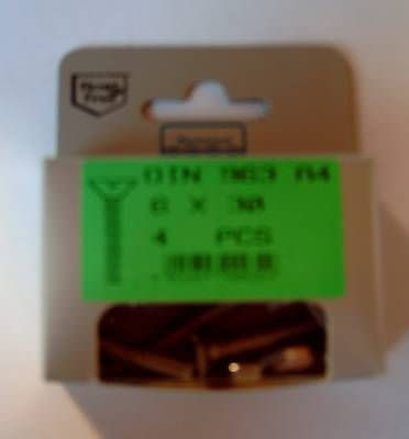 Blisterpack Senkkopfgewindeschraube M6 x 30 mm