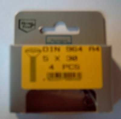 Blisterpack Linsenkopfgewindeschraube M5 x 30 mm