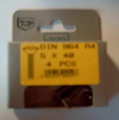 Blisterpack Linsenkopfgewindeschraube M5 x 40 mm