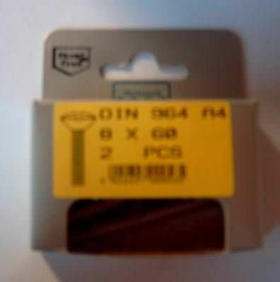 Blisterpack Linsenkopfgewindeschraube M8