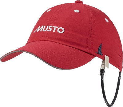 MUSTO Fast Dry Crew Cap Rot SPF 40