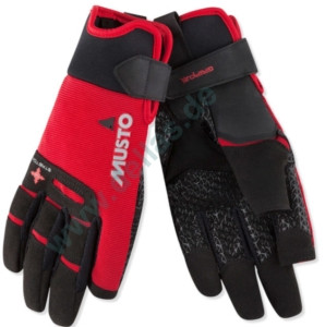 Segelhandschuhe MUSTO Performance 2 Finger geschnitten XL / Rot