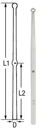 Niro Petersen Relingsstützen mit 2 Durchzügen