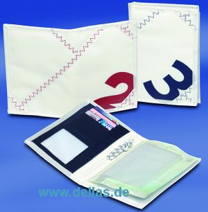 Segelstoff Sea Licence Brieftasche Marineblau